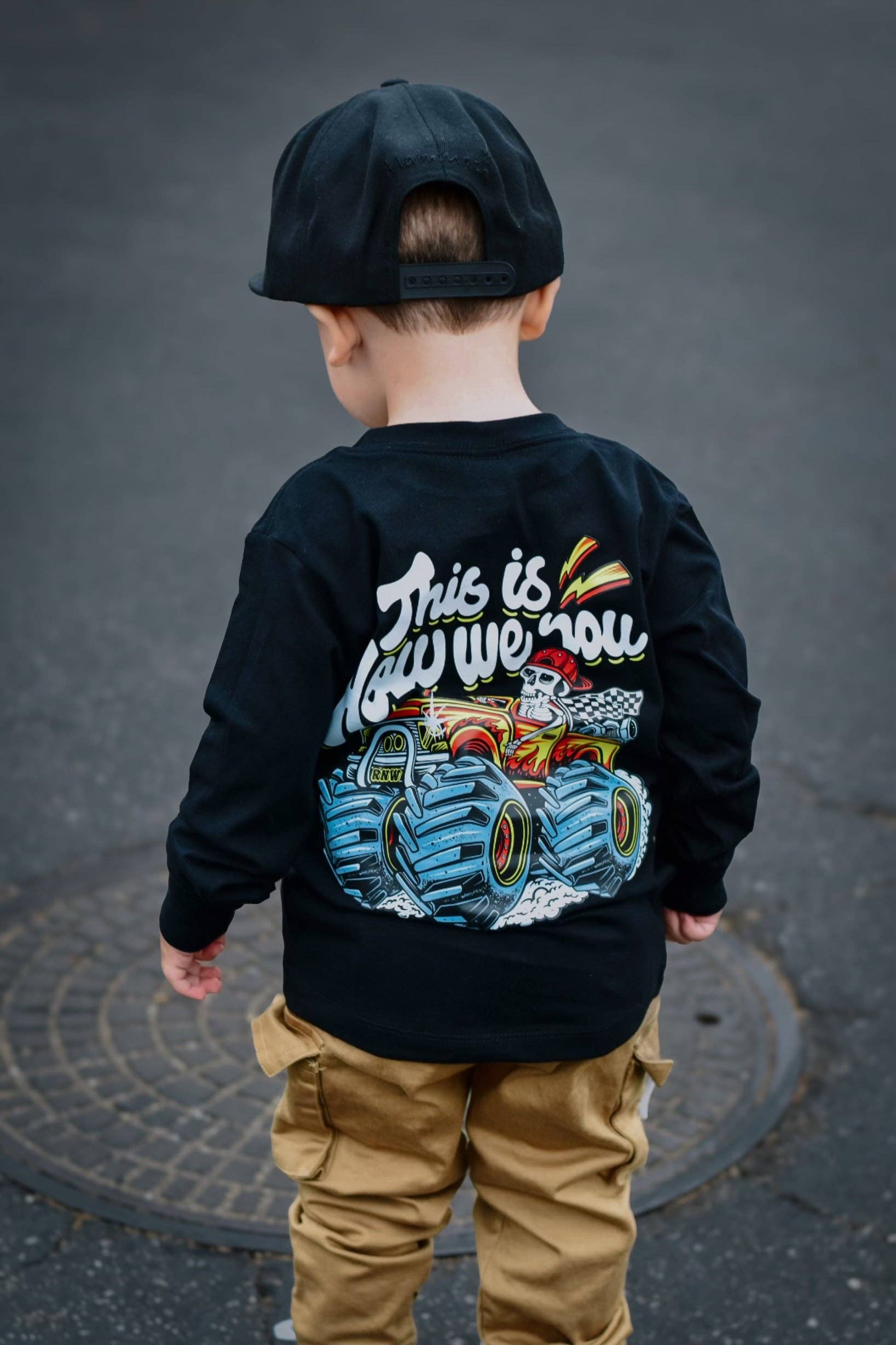 RadnWyld - Wholesale Screen Printed T-Shirt - Kids - This is How We Roll Long Sleeve0