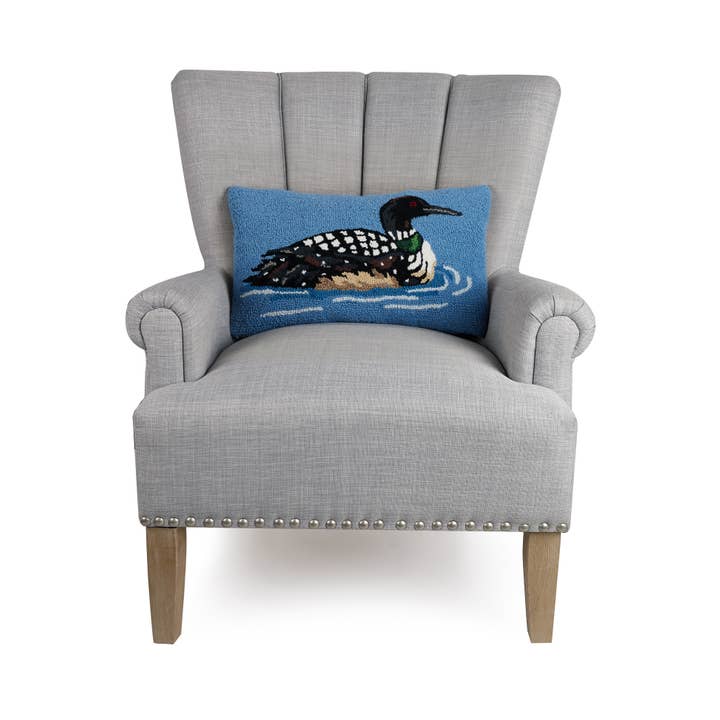 Peking Handicraft - Wholesale Throw/Decorative Pillow - Loon Hook Pillow