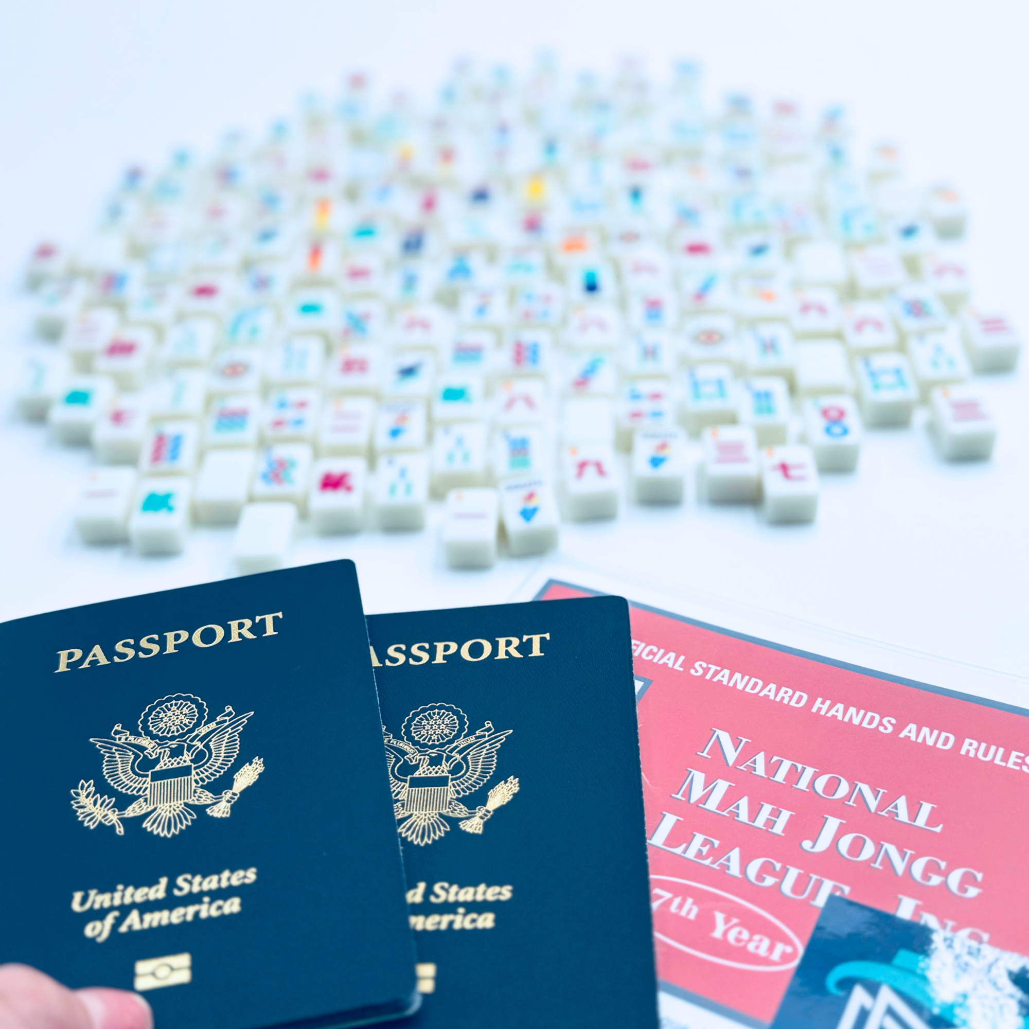 My Fair Mahjong - Wholesale Board Game - MINI TRAVEL MAHJONG  |  Mini Anywhere Series  |  White14