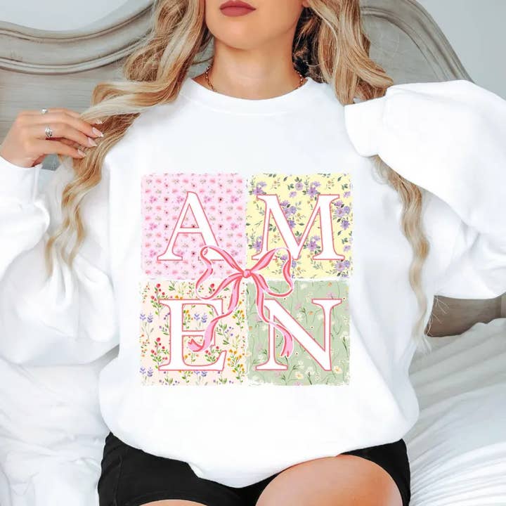 AMEN Sweatshirt for wholesale by Stitched in Honey
