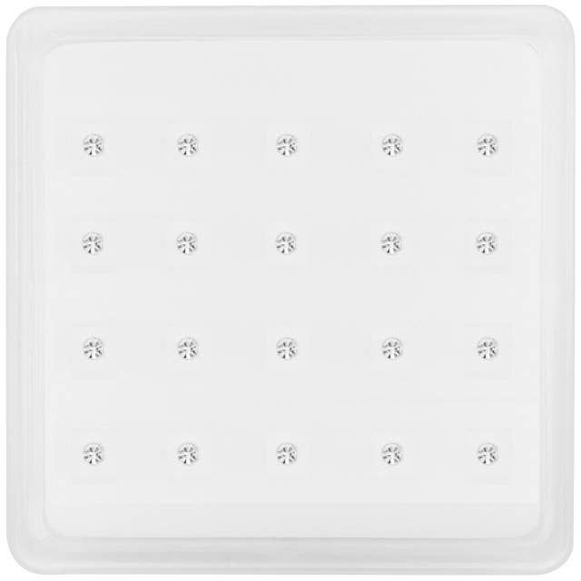 Silver Jewellery Cavern Wholesale - Wholesale Stud/Post Earrings - 925 Silver 2mm Clear Nose Studs - A 0