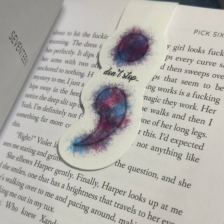 Don't Stop Magnetic Bookmark for wholesale by Messterpieces