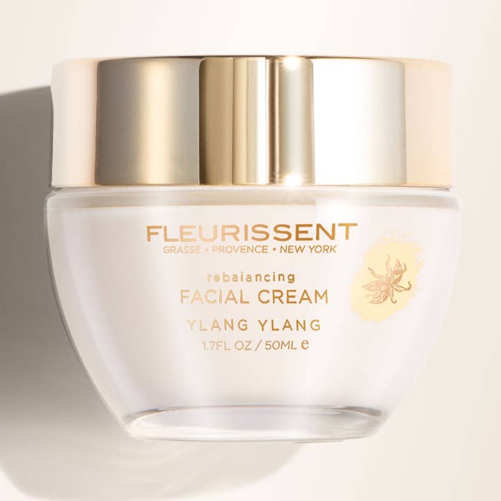 Crème rééquilibrante pour le visage (Ylang-Ylang) pour la vente par Fleurissent Skincare