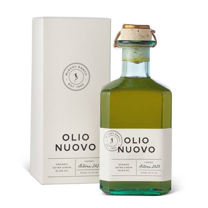 Organic Olio Nuovo Olive Oil for wholesale by McEvoy Ranch