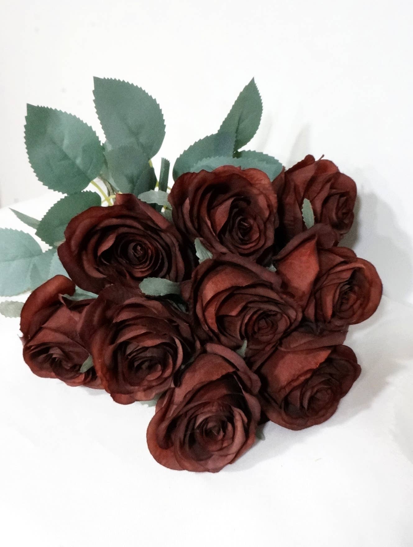 Sweet Home Deco - Wholesale Artificial Flowers - Princess Diana Rose Silk Artificial Flower Bunch, 10 Heads1