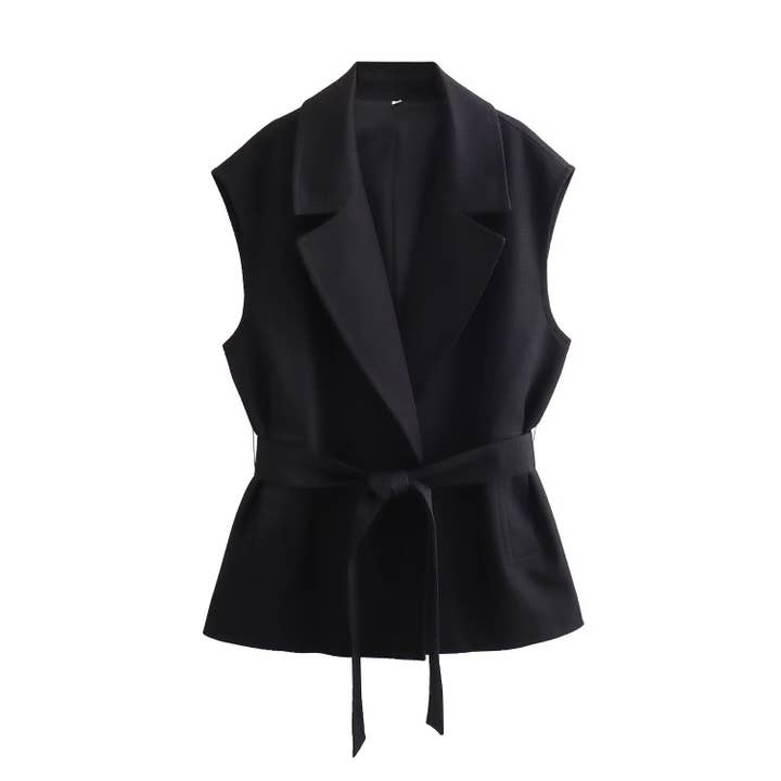 Sweetkama - Wholesale Top & pants set (NOT Loungewear) – Women's - Ladies Solid Color Suit Vest and Pants Sets 774711