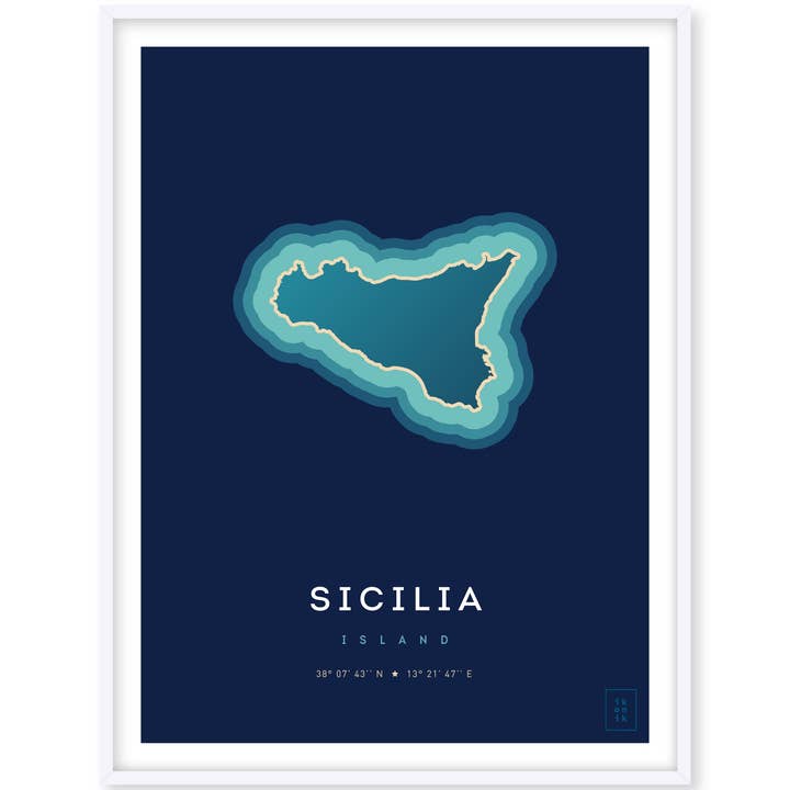 ikonik - Wholesale Poster - Sicily Island Poster2