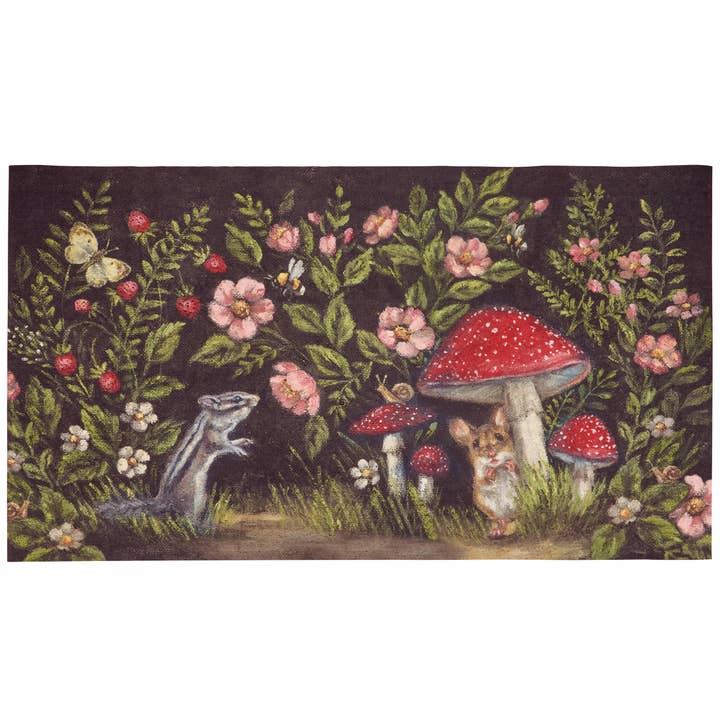 Tapis Amis de la Forêt pour la vente par Primitives by Kathy