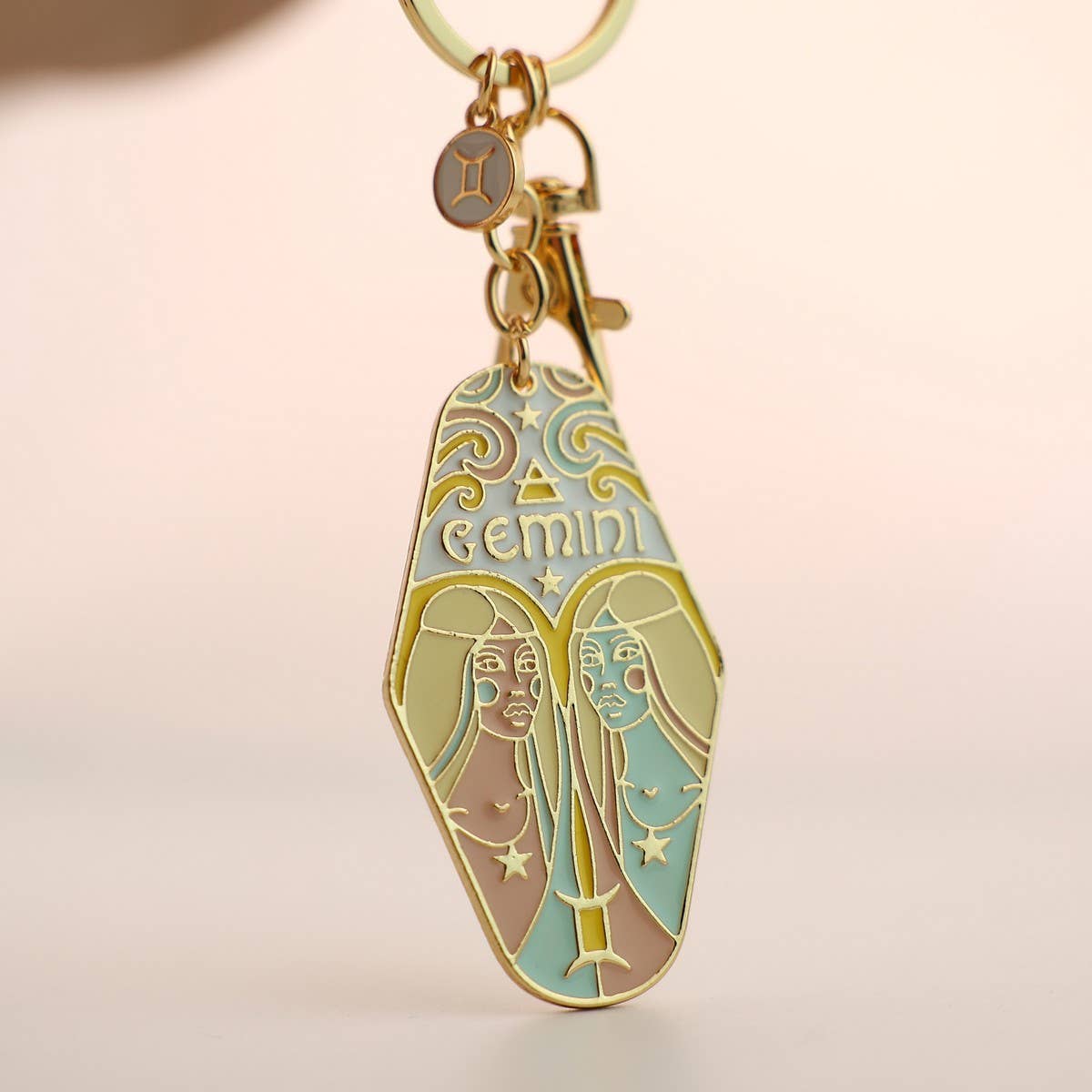 ACCITY - Wholesale Keychain - Women's - Zodiac Motel Keychain – Retro Enamel Design_CWMM101972