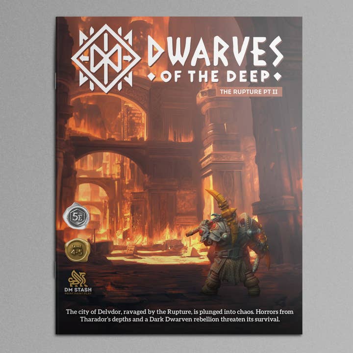 The Rupture Part 2: Dwarves of the Deep - Campaign Book for wholesale by RavensTail Gaming