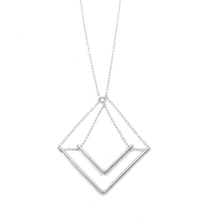 Twin Peaks Necklace for wholesale by Jewelry by Kat Dei