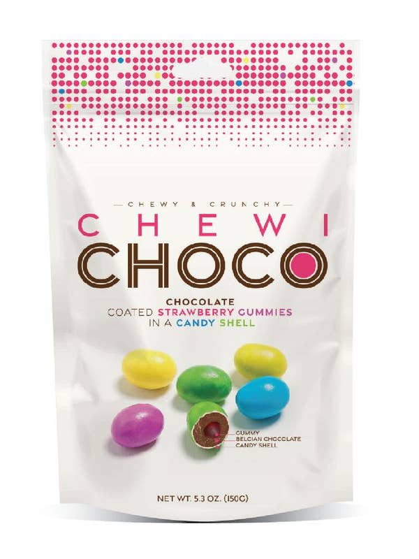Chewi Choco Strawberry (150g Bag) for wholesale by AYC Naturals