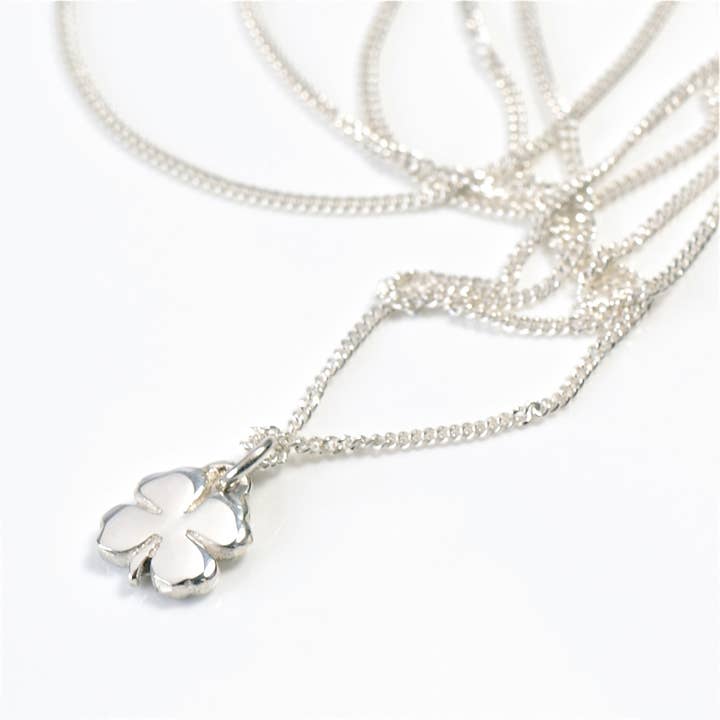 Zilveren Clover ketting voor wholesale door Angelheart Jewellery