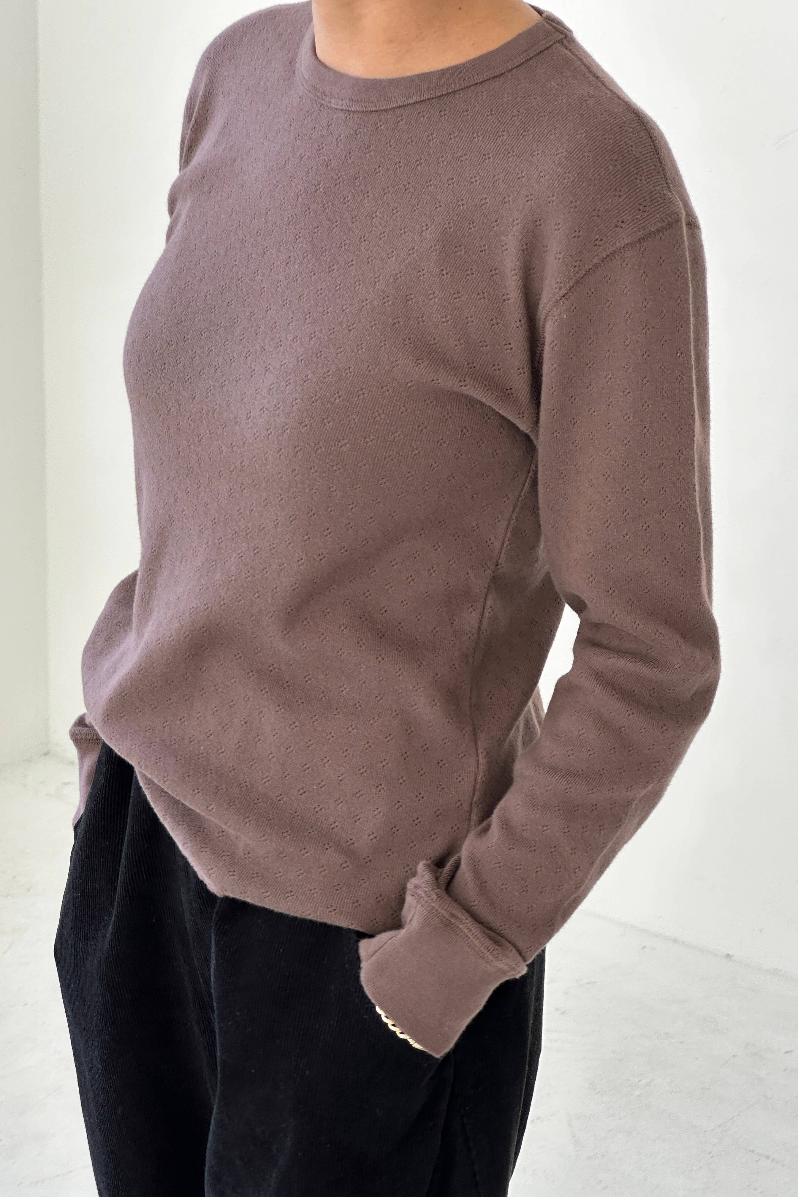 Le Bon Shoppe - Vendita all'ingrosso Maglietta - Donna - Maglietta Fondamentale Pointelle (2S-2M-1L)15