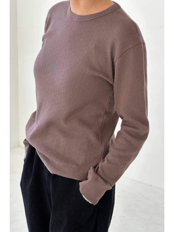 Le Bon Shoppe - Vendita all'ingrosso Maglietta - Donna - Maglietta Fondamentale Pointelle (2S-2M-1L)15