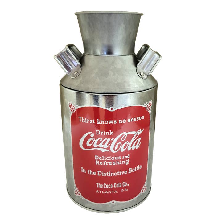 Tin Box Company - Wholesale Decorative Jar - Coke Milk Can Shape Tin