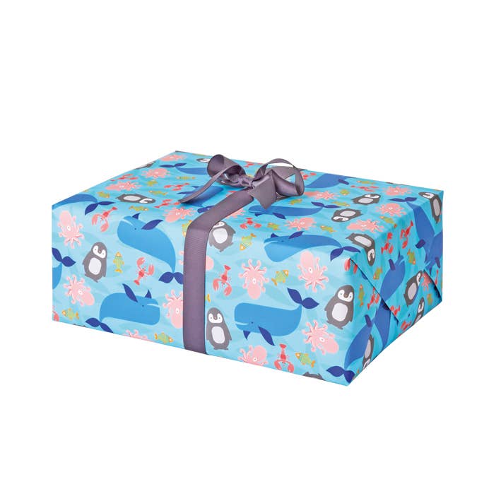 AAGW02 Sealife Gift Wrap Sheets for wholesale by Dyson Design