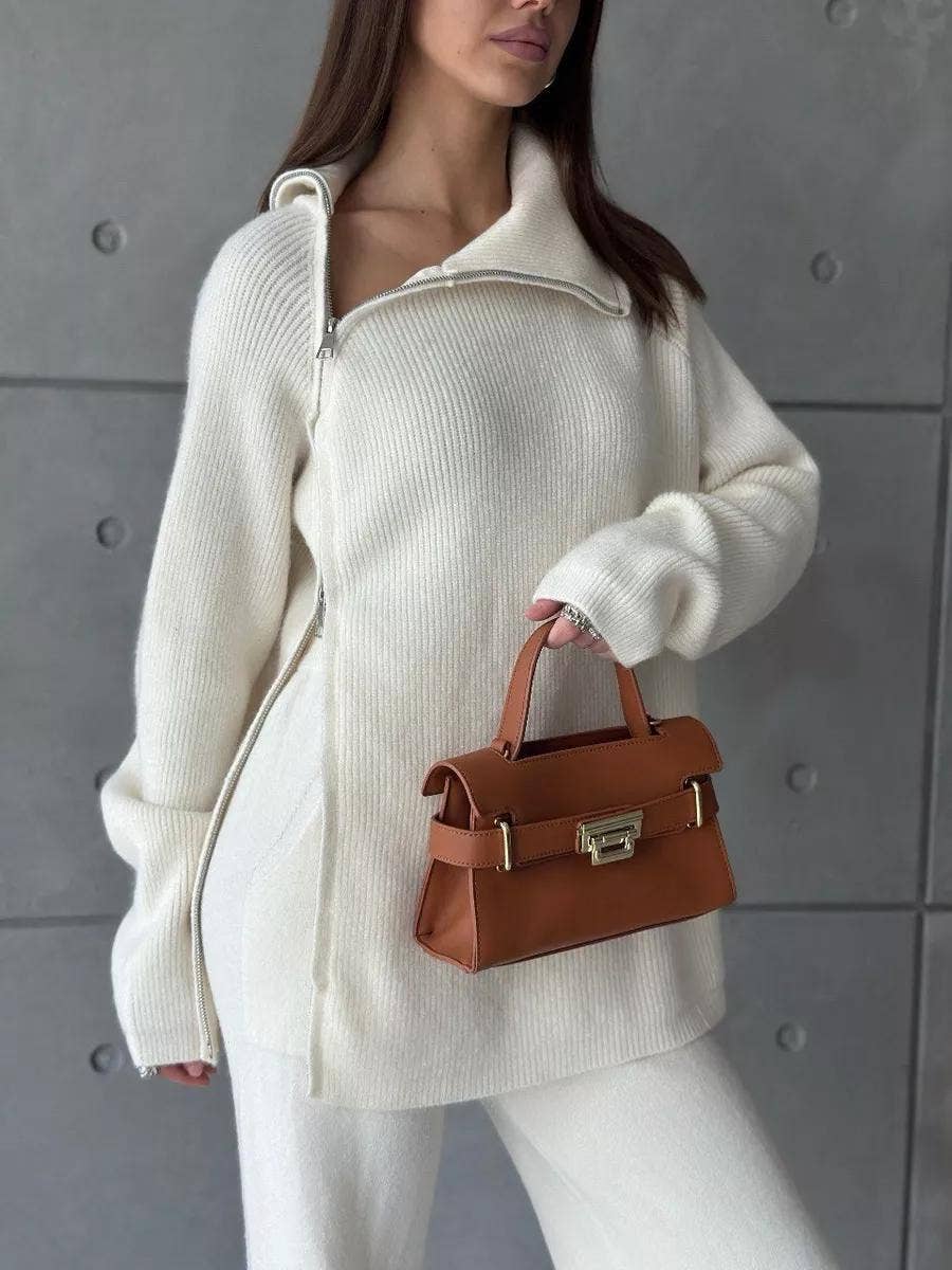 Marayn - Wholesale Top & Pant Set (NOT Loungewear) - Women's - Chic Knit Set Modern European Style for Fall11