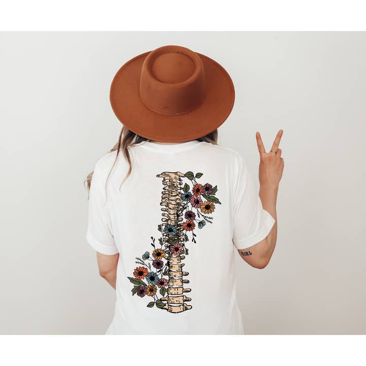 Sassy and Sublime - Wholesale Sublimation Transfer - FLOWER SPINE TRANSFER - DTF Transfer0