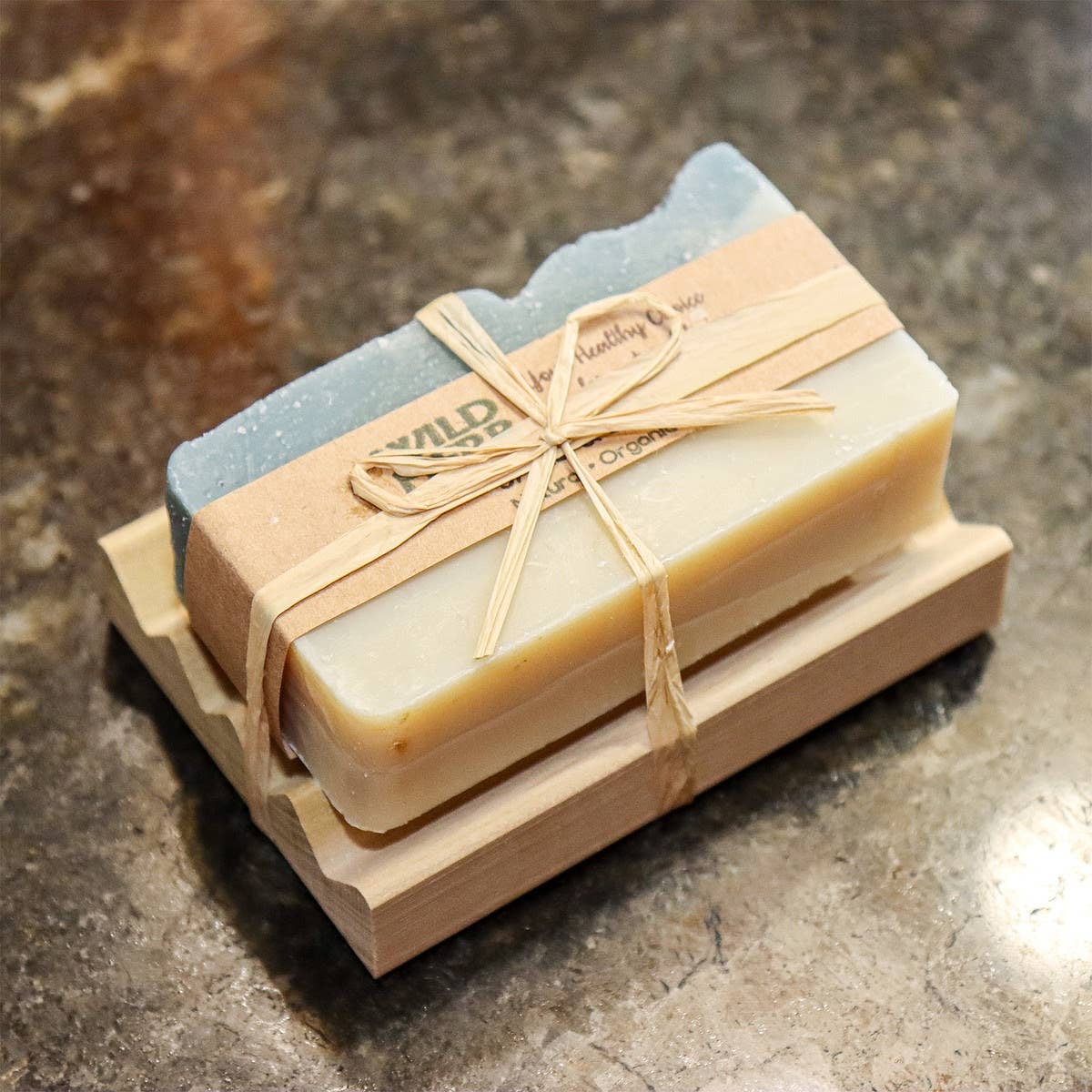 Wild Herb Soap Co - Wholesale Bar Soap - Natural Soap Bar + Wood Dish | Unique Gift Set2
