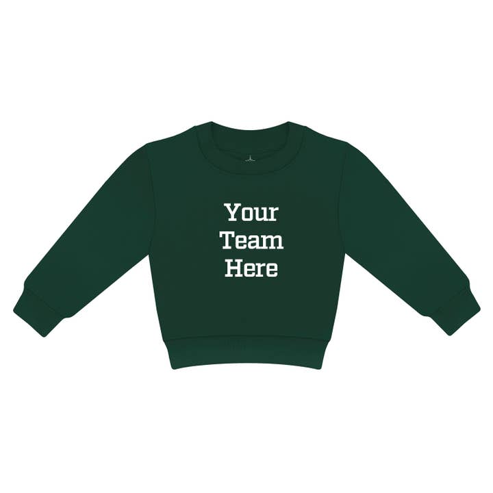 Collegiate Infant and Toddler Crew Neck Sweatshirt for wholesale by Creative Knitwear