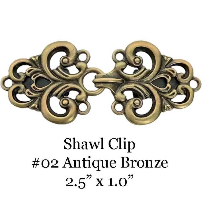 The Magic Scarf Company - Wholesale Brooch - 3923 - Cape. Cardigan and Vest Clips