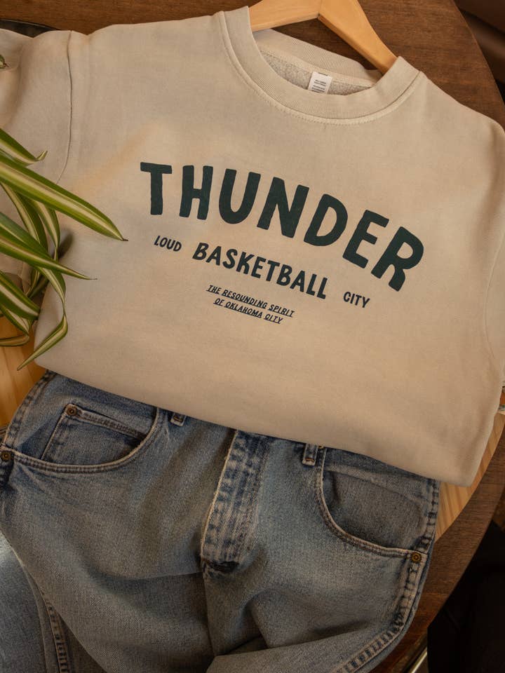 Thunder Classic Pullover Sweatshirt - Oklahoma City Thunder för wholesale av Shop Good