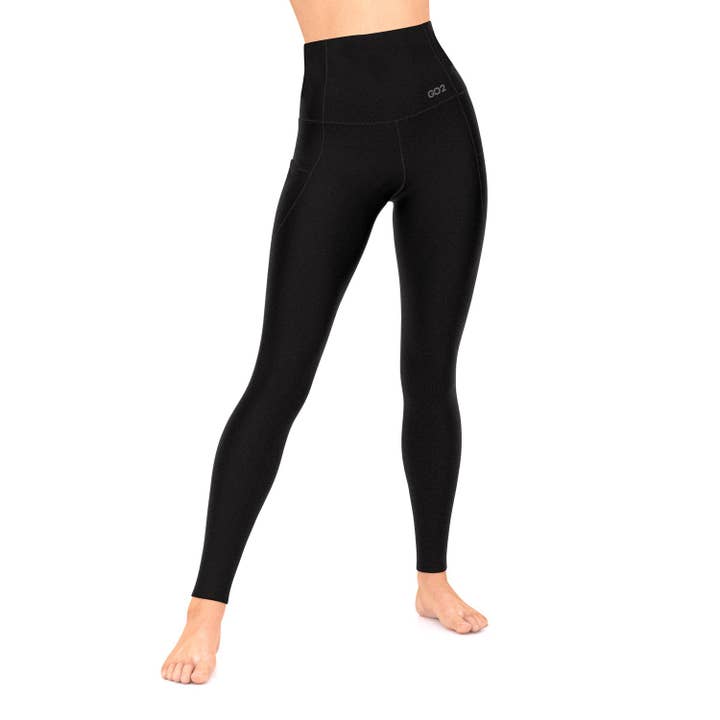 Go 2 Socks - Wholesale Athletic/Lounge Leggings - Women's - Compression Leggings|High Waist Tummy Control Pockets Black9