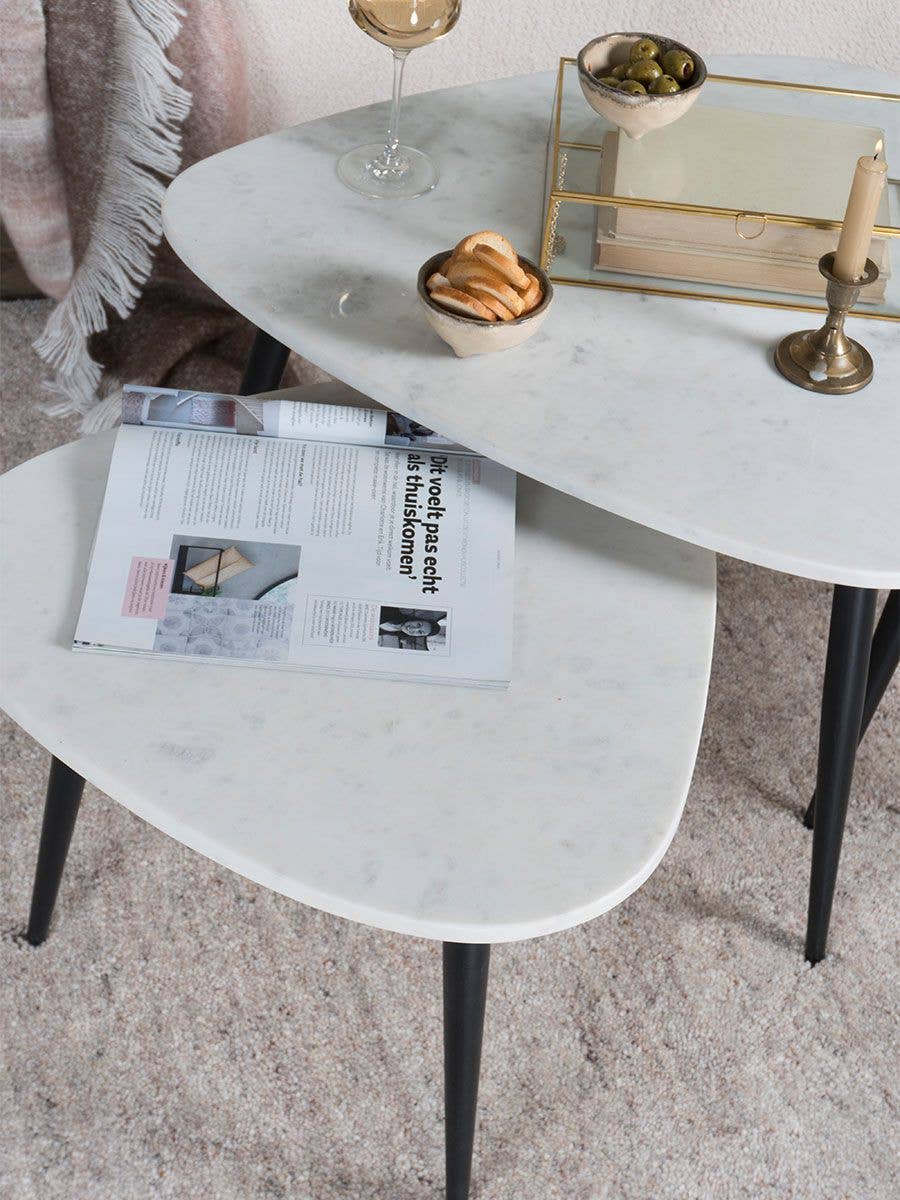 Home67 - Wholesale Coffee Table - Milou coffee table - Marble - 70 cm2