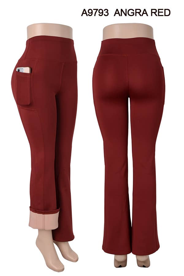 SSImport - Wholesale Pants - Women's - A9793 WINTER FLAIR PANTS FUR LINED W/ POCKETS MIX SIZE 12PCS9