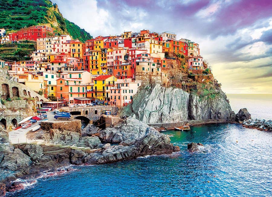 Eurographics Puzzles Europe - Wholesale Puzzle - Adult - Manarola, Cinque-Terre Mediterranean Oasis, Italy1