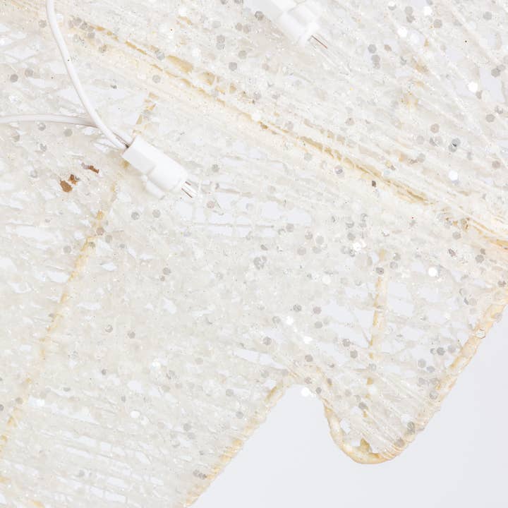 The Gerson Companies - Wholesale Decorative Figurine - 48 Inch Electric Lighted Figurine Glittering White Angel wit3