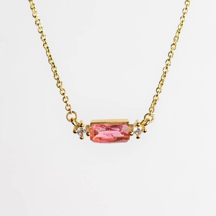 Collana Jane Pink Tourmaline per la vendita all'ingrosso da parte di Heilo Jewelry