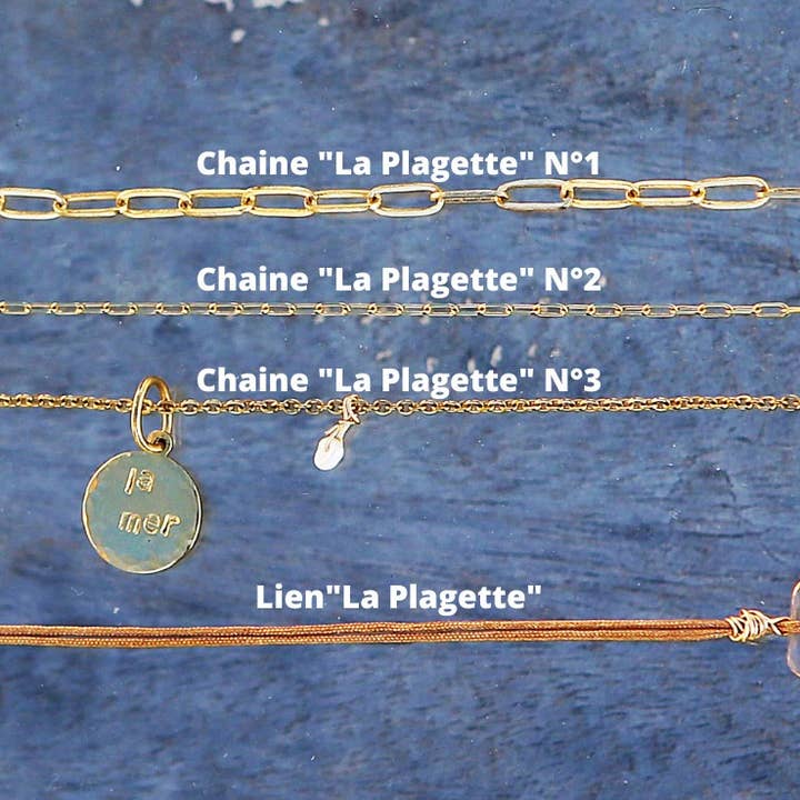 la plagette sauvage - Wholesale Pendant/Charm Necklace - “Round” medal - Small customizable model4