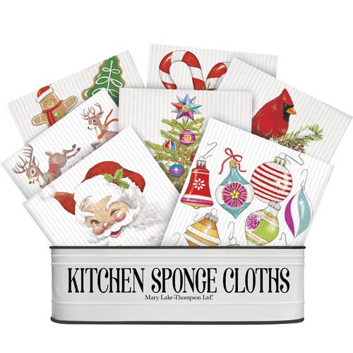 Holiday Sponge Cloth Unit-27-Oval for wholesale by Mary Lake-Thompson Ltd.