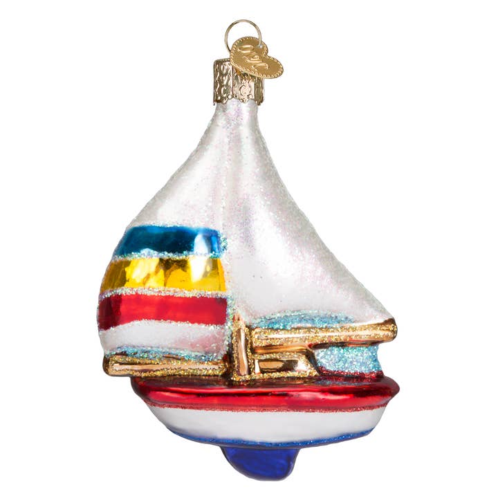Old World Christmas - Wholesale Ornament - Sailboat Ornament1