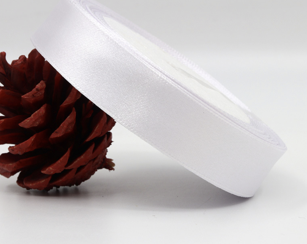 ByHome - Vente Ruban – emballage cadeau - Ruban large en polyester satiné à double couche, 4/5 x 100 mètres0