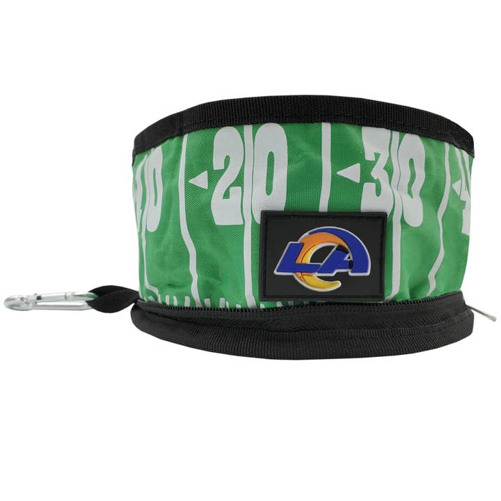 LOS ANGELES RAMS COLLAPSIBLE PET BOWL for wholesale by Pets First