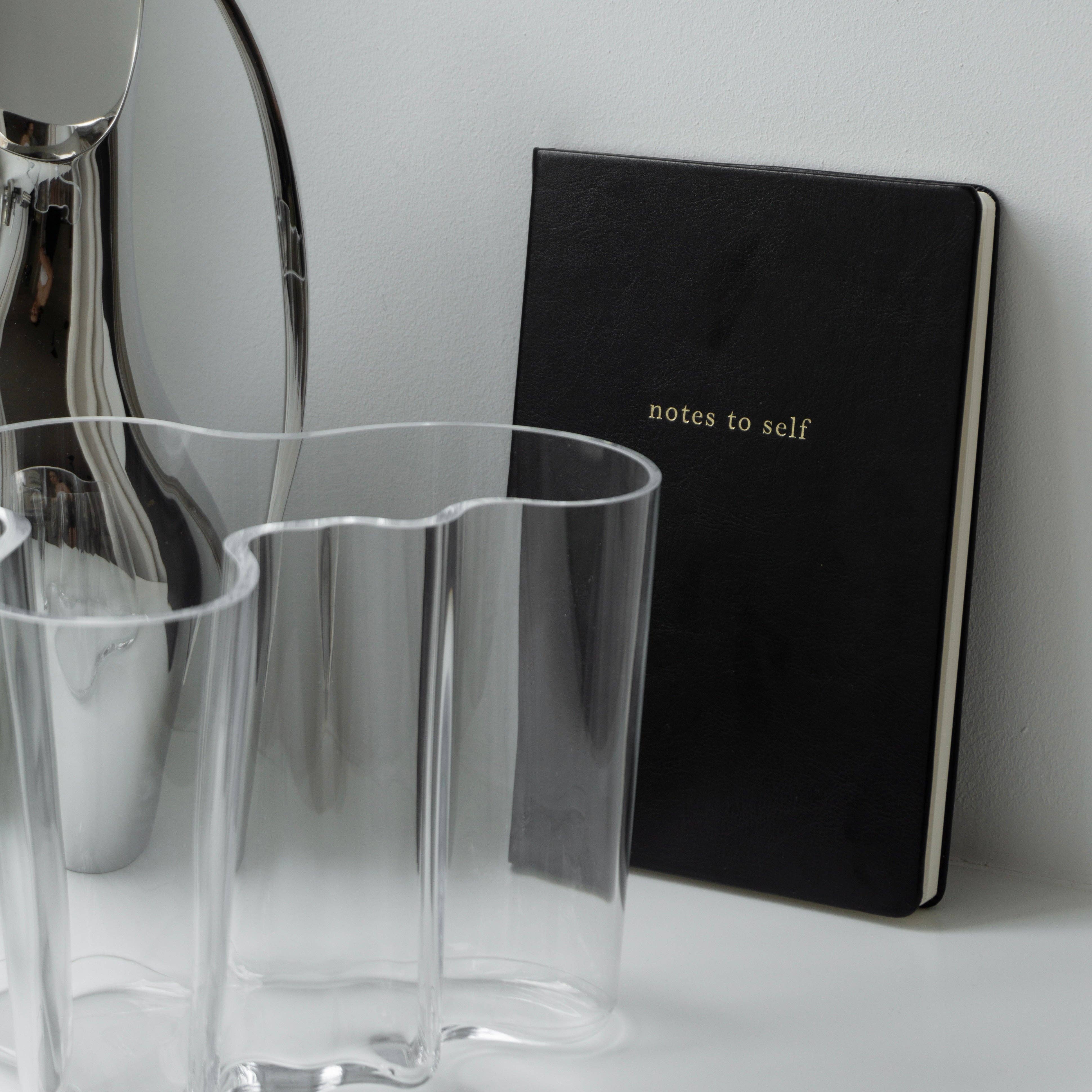 Inside Then Out - Wholesale Journal/Diary - Notes to Self Lined Journal - Black6