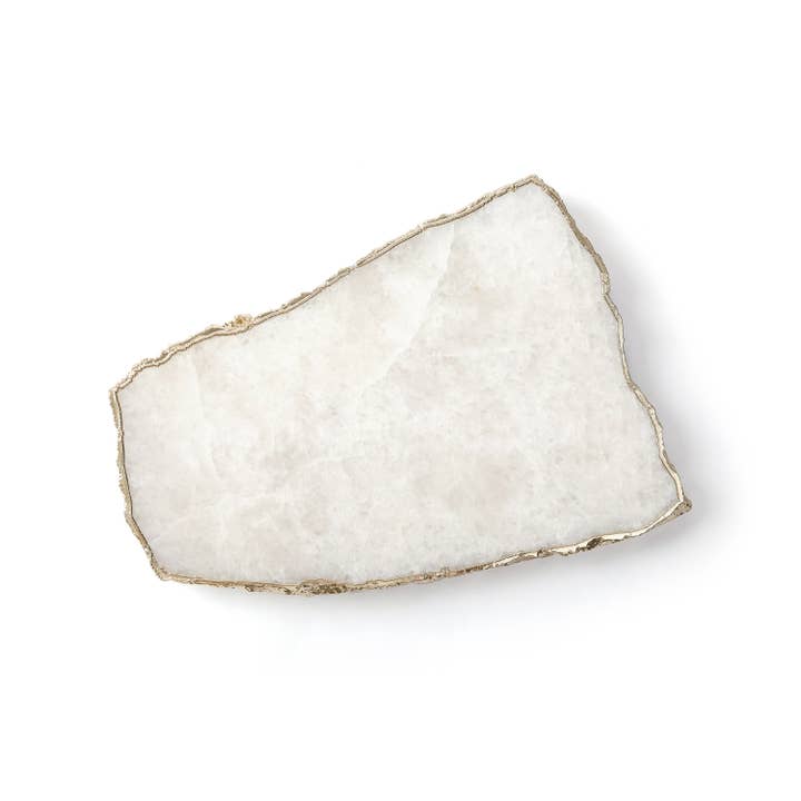 Serein Wellness - Venta al por mayor Tablas de quesos - Tabla de queso de cuarzo blanco, bandeja para platos de 11 x 7 pulgadas