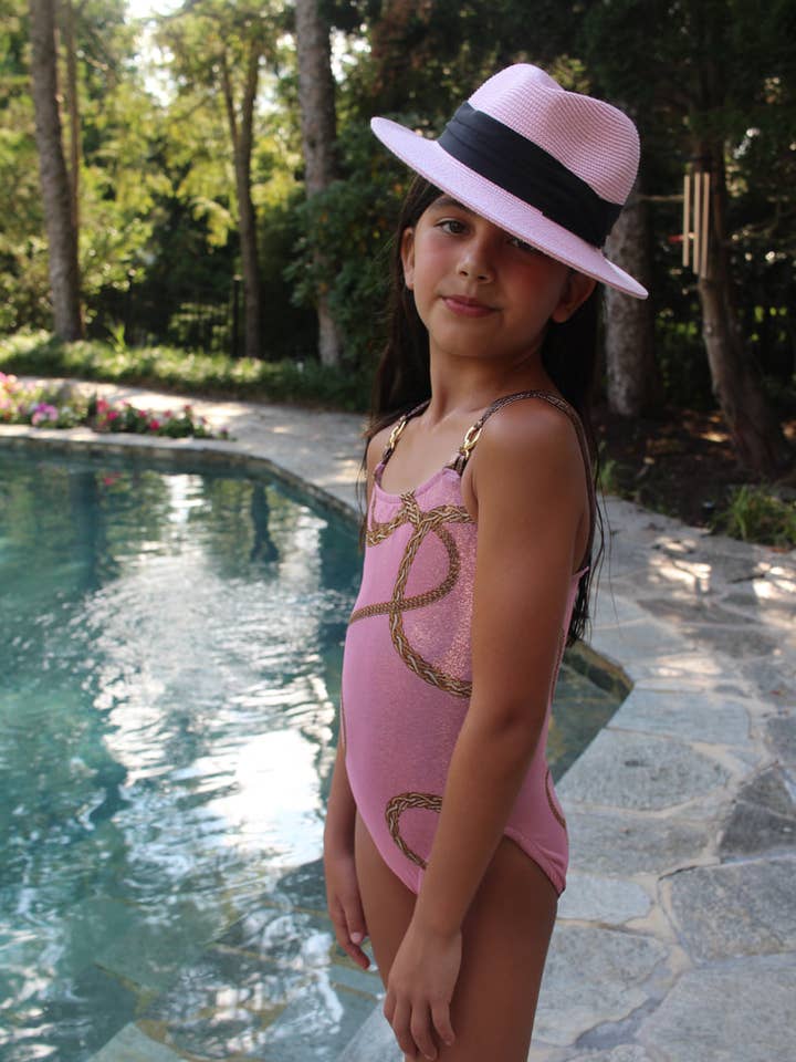 Pink Chains - One Piece Bathing Suit for wholesale on Faire1