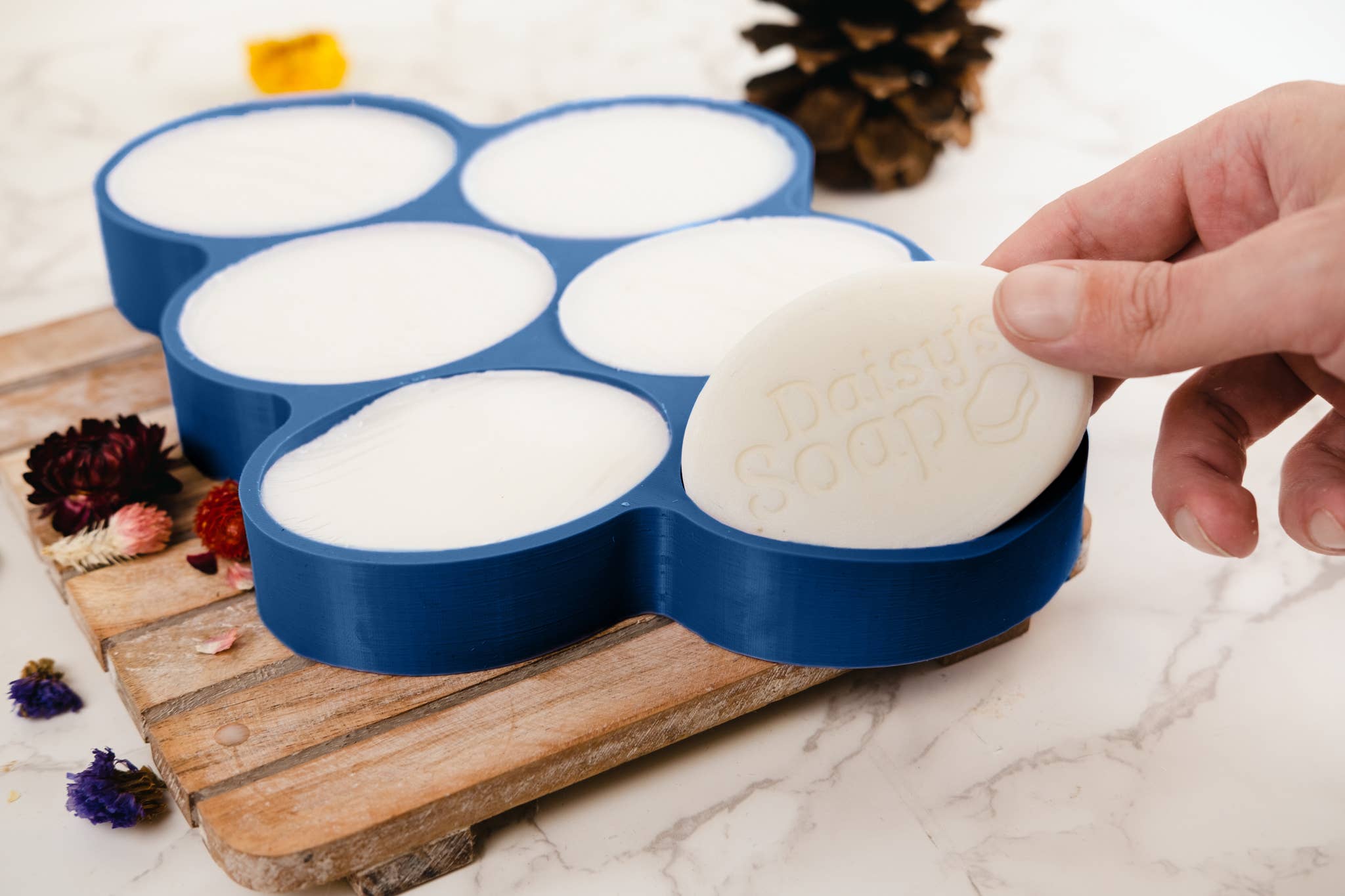 Siligrams - Wholesale DIY Craft Kit - Custom Design Oval Soap Mold, DIY1