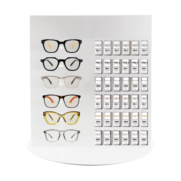 Four Eyes Reader Display - 84 readers included for wholesale by SolarX Eyewear