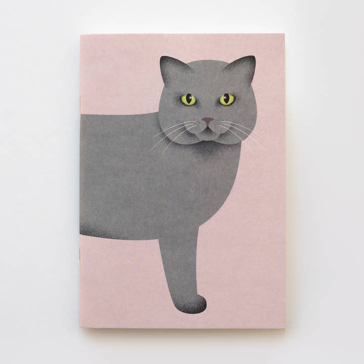 Notizheft A6 mit Katze für den Großhandel von Papaya Paper Products
