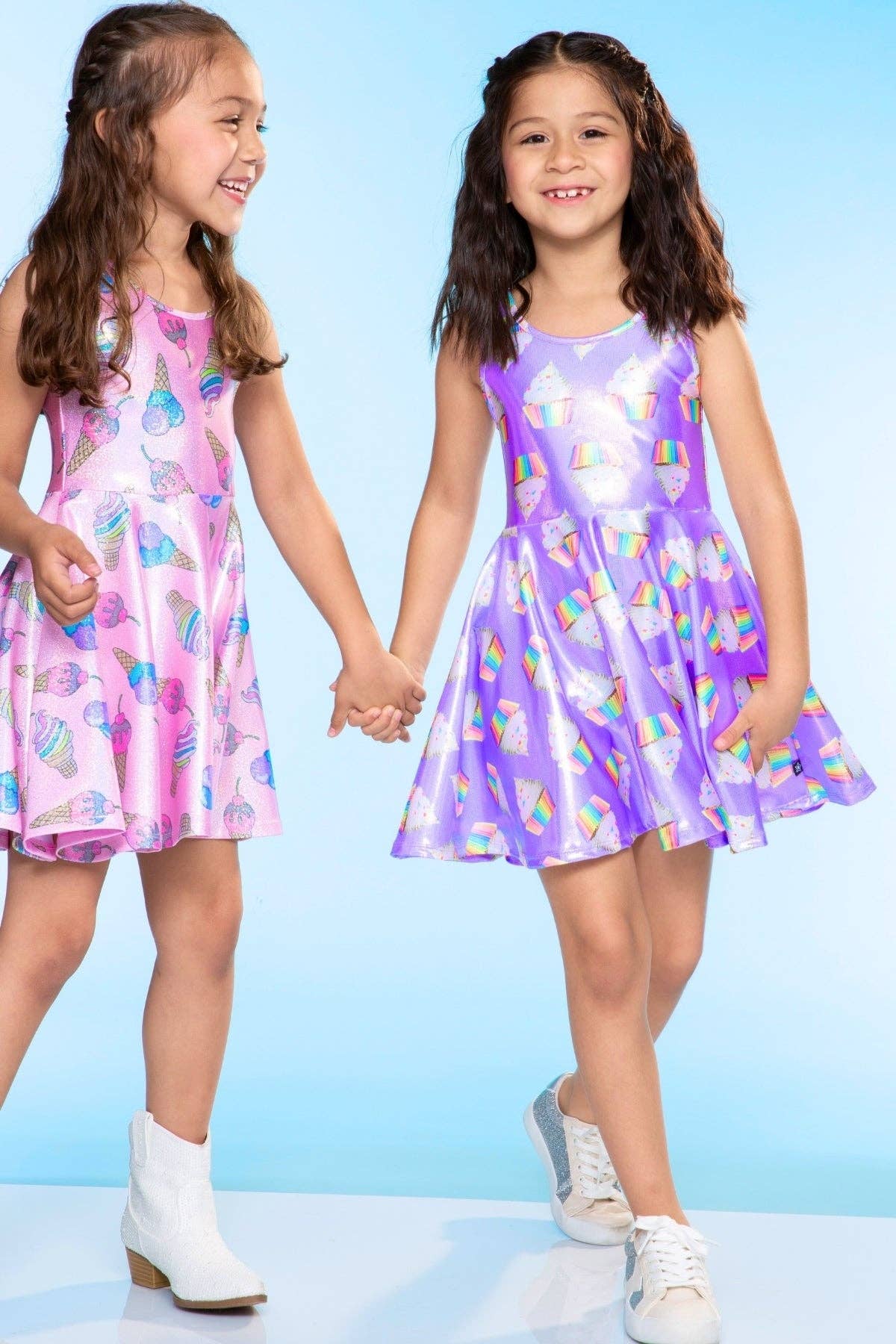 PixieLane - Wholesale Dress - Kids - Glitter Tank Super Twirl Dress25