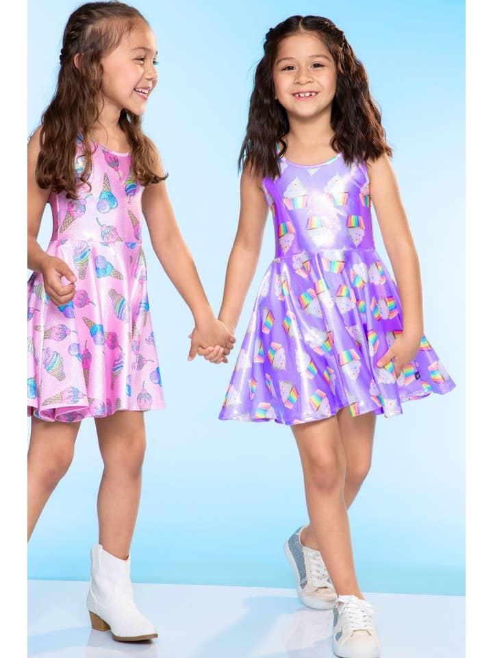 PixieLane - Wholesale Dress - Kids - Glitter Tank Super Twirl Dress25