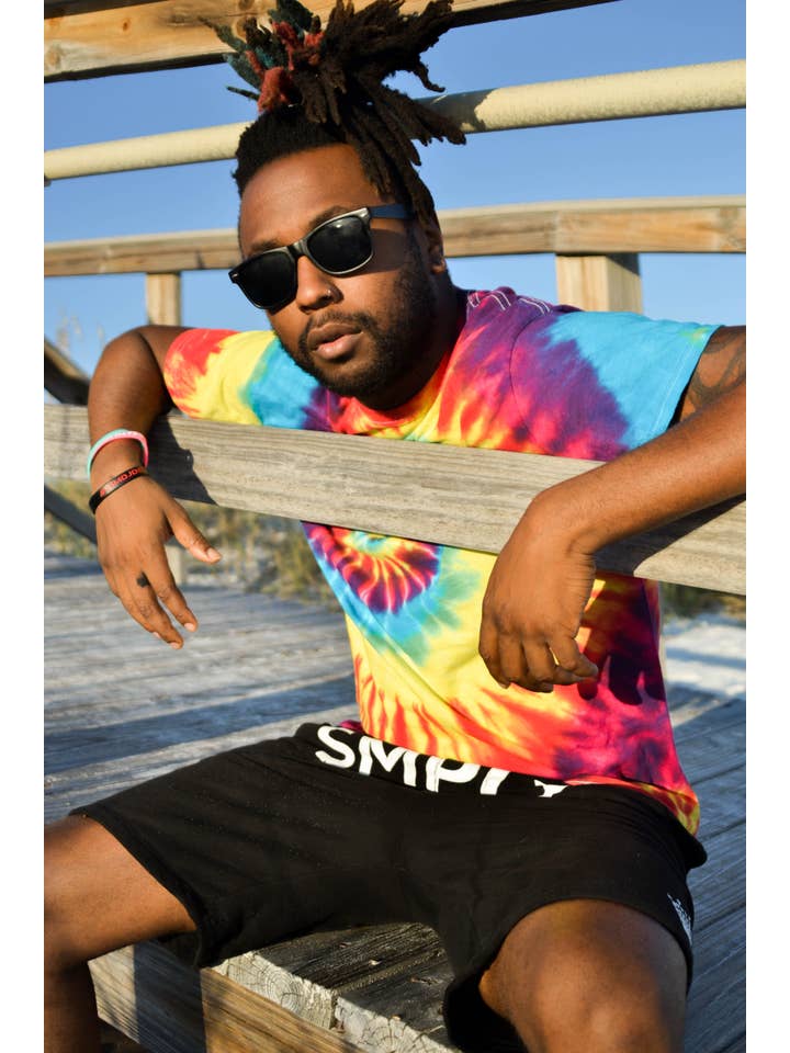 Eye-Dye - Wholesale T-Shirt - Unisex - Blank Trend Rainbow Tie-Dye1