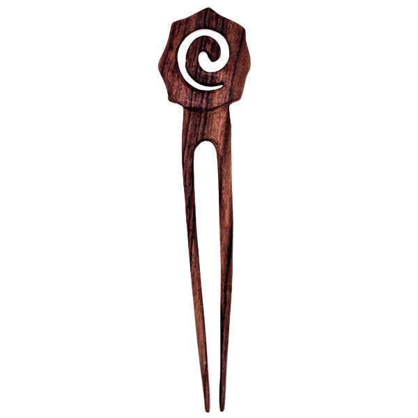 Nusantara Inc. - Wholesale Hair Pin - Ebony Carved Hairsticks - $23
