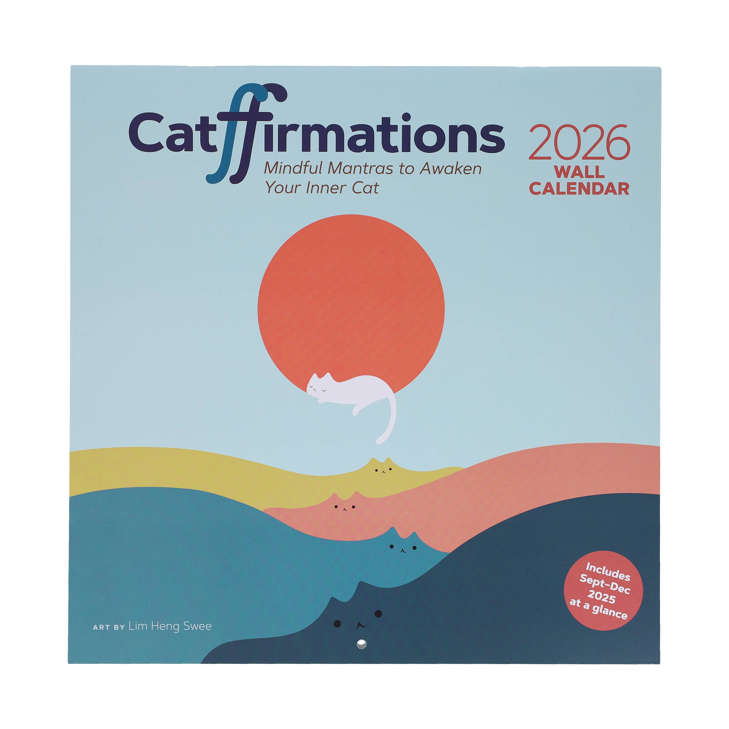 Chronicle Books - Wholesale Calendar - Catffirmations 2026 Wall Calendar1