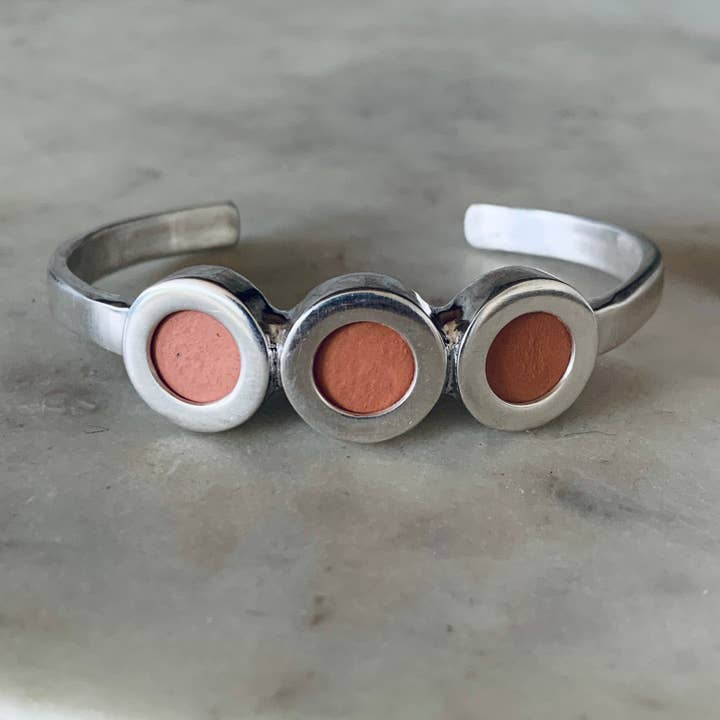 Mimosa Handcrafted - Wholesale Cuff Bracelet - ESSENTIAL OIL DIFFUSER CUFF